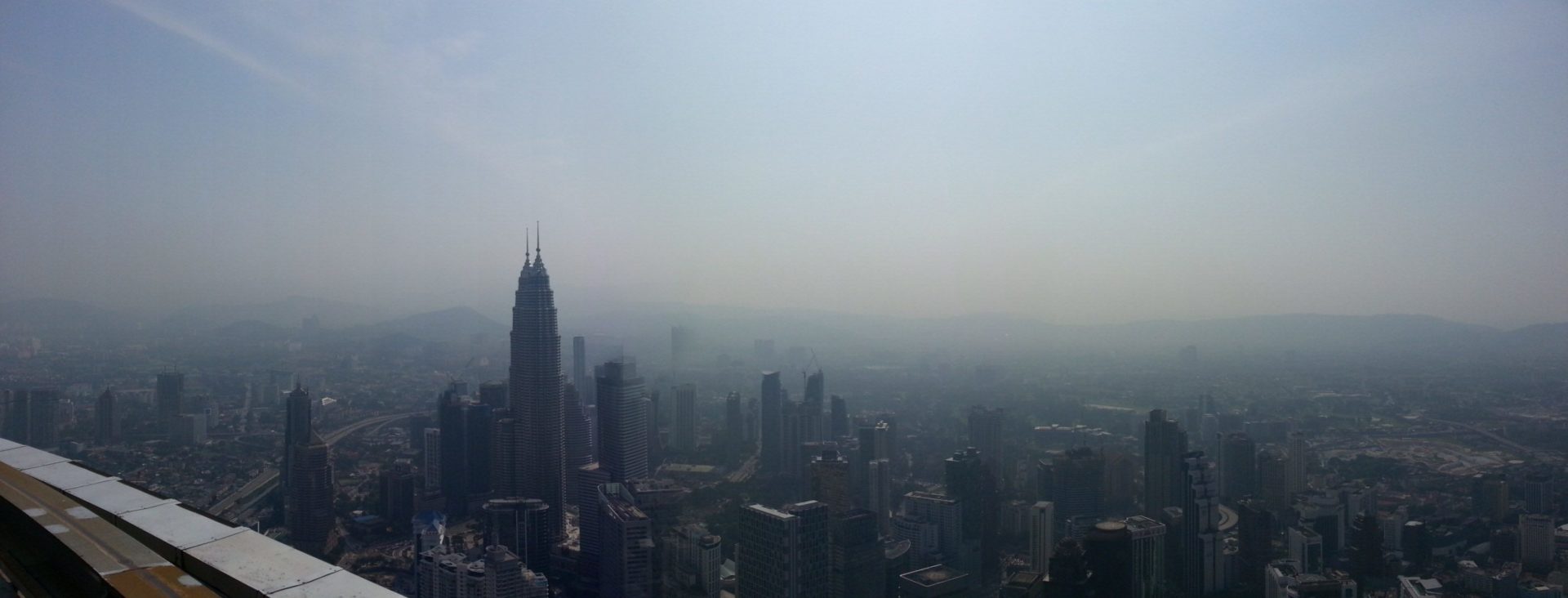 Imagen aérea de Kuala Lumpur