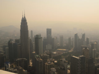 Vistas del distrito centro de Kuala Lumpur
