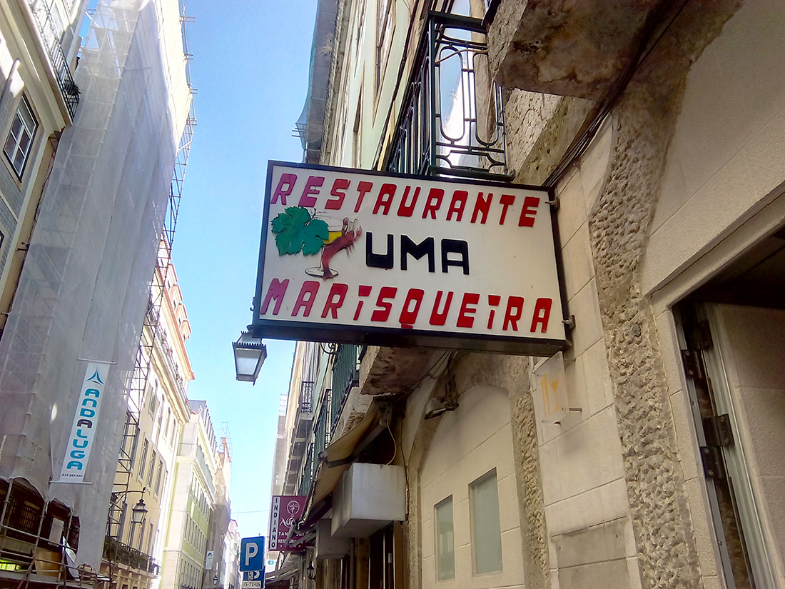 Exterior restaurante UMA en Lisboa