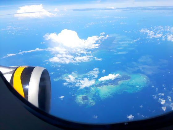 Islas en Filipinas desde el aire