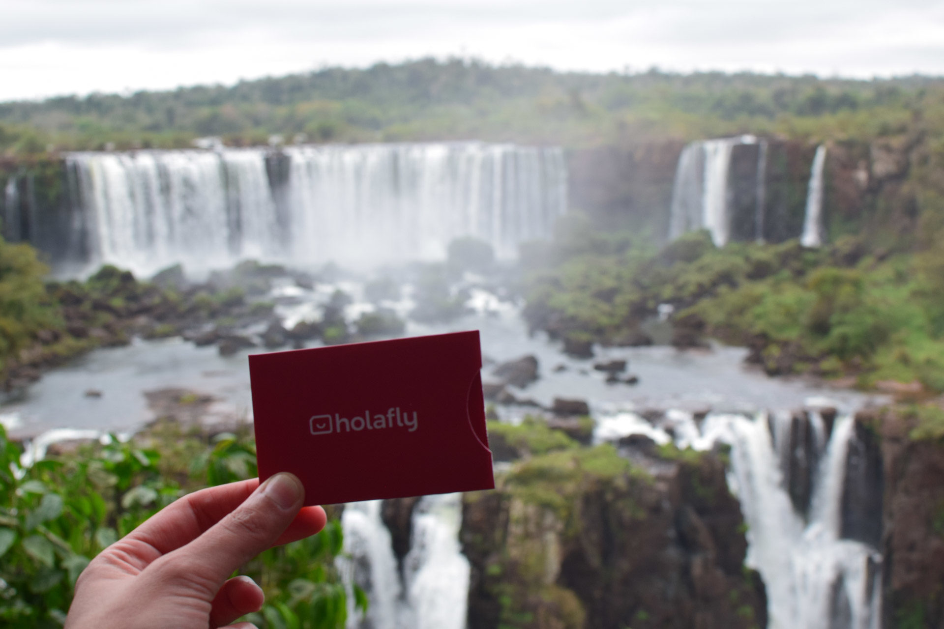 En Cataratas de Iguazú
