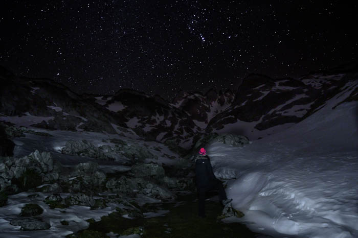 Noche estrellada sobre Vegarredonda, Picos de Europa