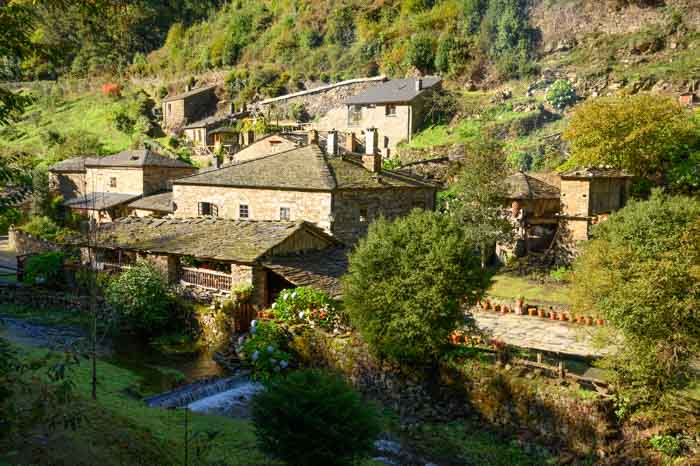As Veigas pueblo en Taramundi, Asturias