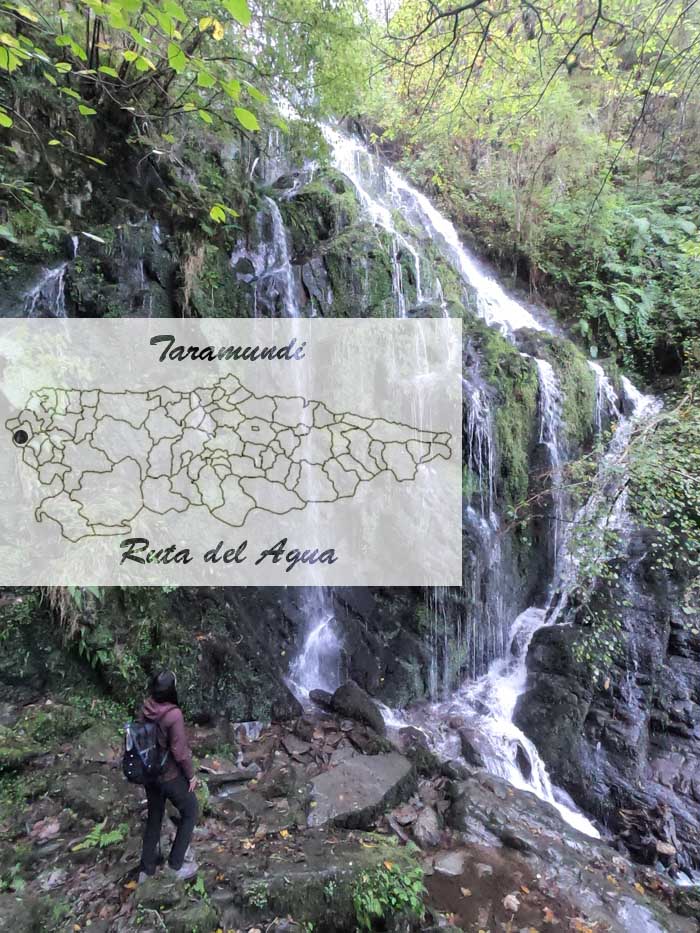 Taramundi y la ruta del Agua en el mapa de Asturias