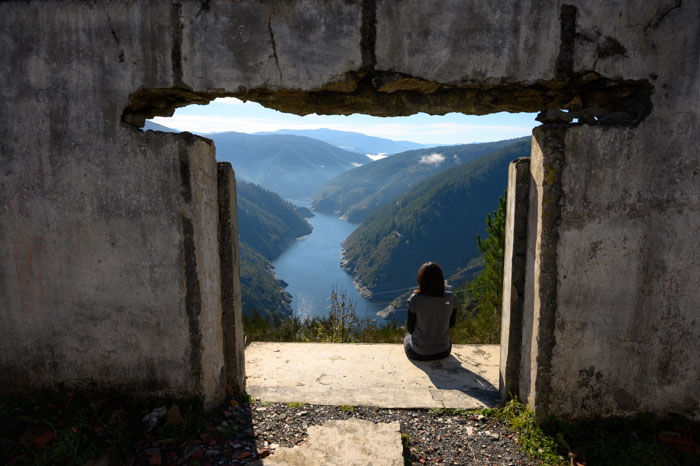 Vista desde A Paicega en Pesoz, occidente de Asturias