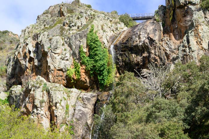 Cascada da Faia da Agua Alta en Terras de Trás-Os-Montes en Portugal