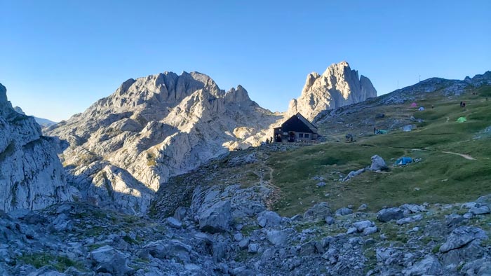 Refugio Collado Jermoso en el Macizo Central de Picos de Europa