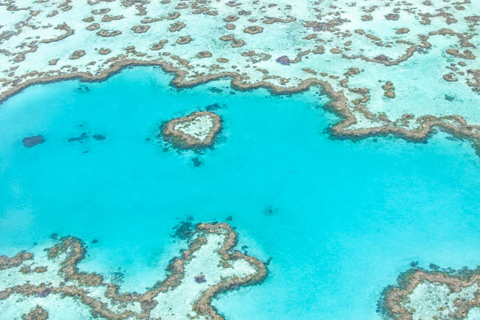 Heart Reef en Gran Barrera de Coral, Australia