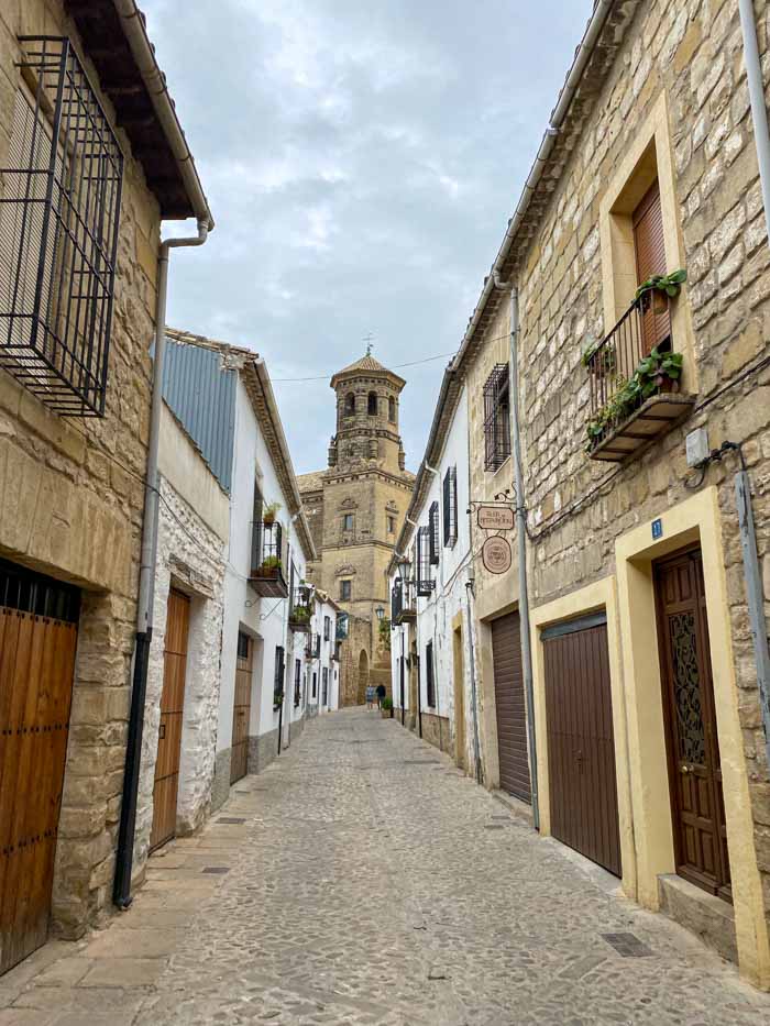 Calles de Baeza en Andalucía