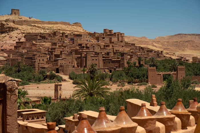 La ciudad fortificada de Ait Ben Haddou en Marruecos