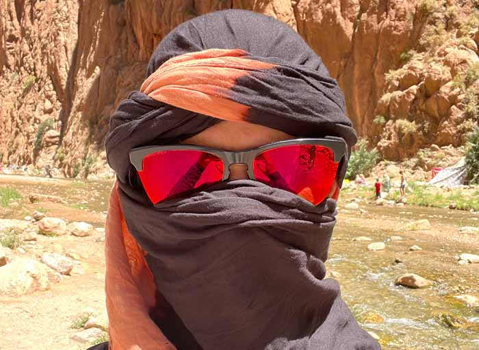 Pañuelo beduino en Marruecos