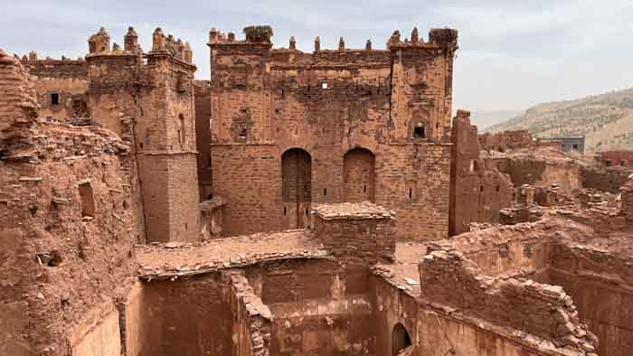 Fortificación en la kasbah de Telouet Marruecos