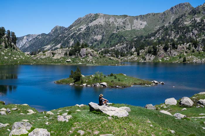 Estanh Cabidornats en la ruta de los 7 lagos de Colomers en el Val d'Aran