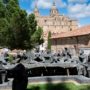 Las Catedrales vistas desde los Jardines de Santo Domingo de la Cruz en Salamanca