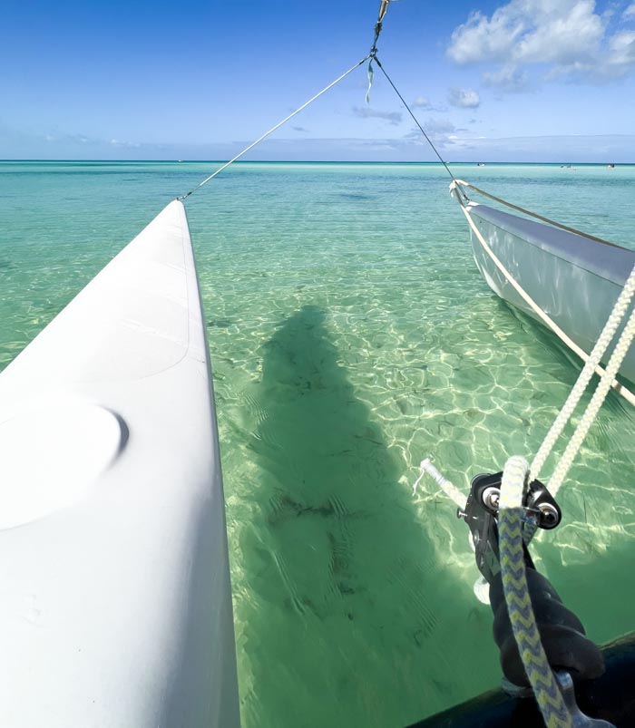 Catamarán en Cayo Coco, Cuba