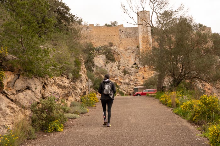 Ruta al castillo de Santueri en Mallorca